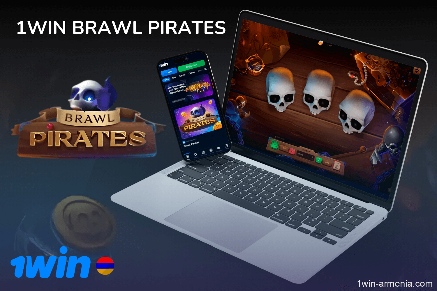 Փորձեք նոր հետաքրքիր խաղ Brawl Pirates- ը 1win Հայաստան- ում `նվիրված ծովահեն արկածների եւ նորամուծություններին